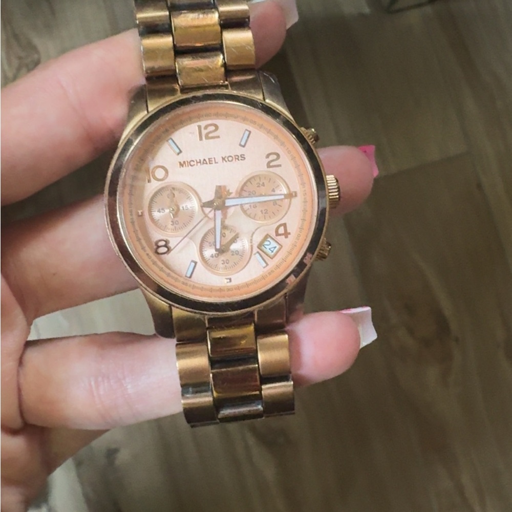 Michael Kors Metallic Rose Timepiece
